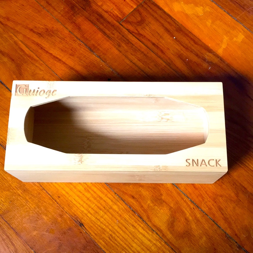 Wooden snack box